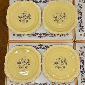 vintage Harkerware Chesterton pattern plates